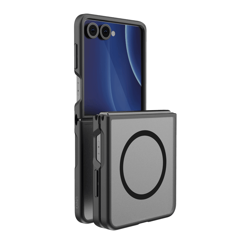 Uniq Samsung Galaxy Z Flip 8 Veren Magsafe Kapak - Siyah