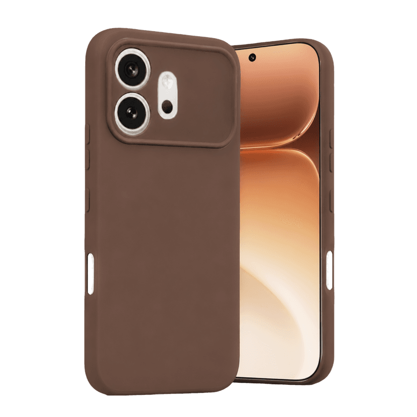 Newface Huawei Honor 600 First Silikon - Kahverengi