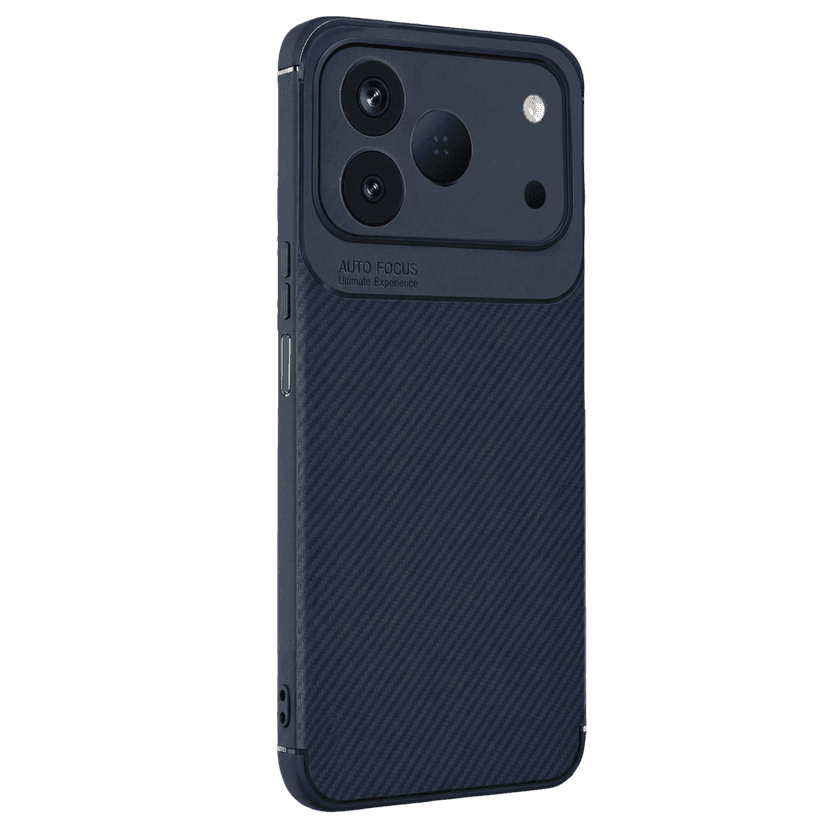 Newface Tecno Spark 50 4G Auto Focus Karbon Kapak - Lacivert