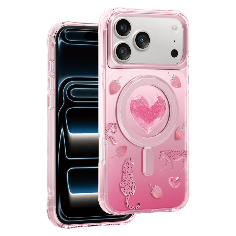 Keephone Apple iPhone 18 Pro Max Peachy Magsafe Kapak - Pembe