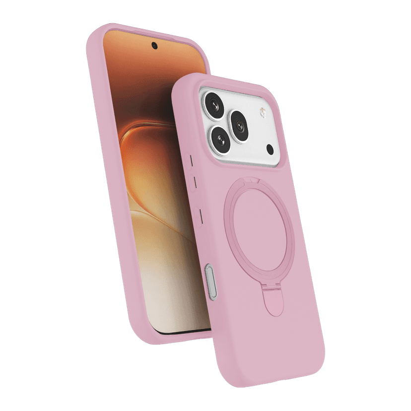 Newface Huawei Honor 600 Pro Regal Magsafe Standlı Kapak - Açık Pembe