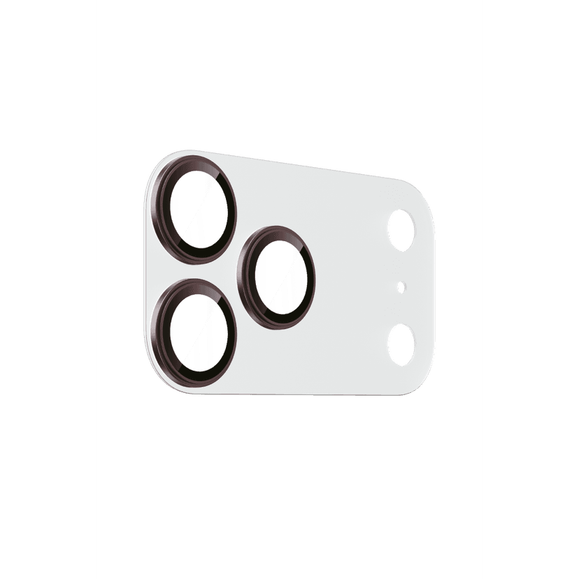 Keephone Apple iPhone 18 Pro Max Reggio Kamera Lens - Bordo