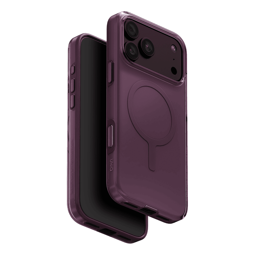 Uniq Apple iPhone 18 Pro Max Clario Magsafe Kapak - Bordo