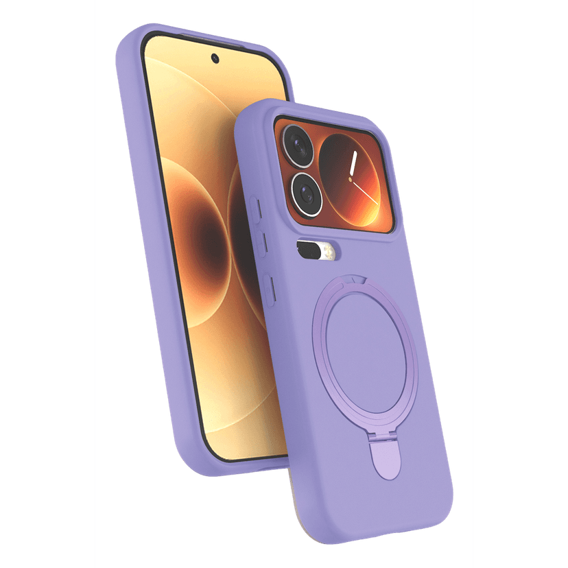Newface Xiaomi Mi 17 Pro Regal Magsafe Standlı Kapak - Lila