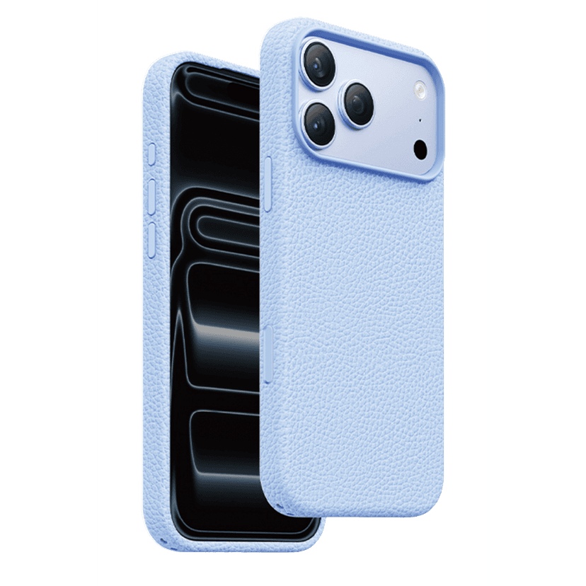 Keephone Apple iPhone 18 Pro Max Lycucci Deri Manyetik Kapak - Açık Mavi