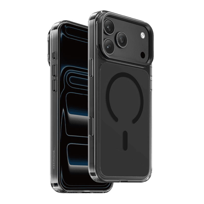 Keephone Apple iPhone 18 Pro Magicam Standlı Magsafe Kapak - Siyah