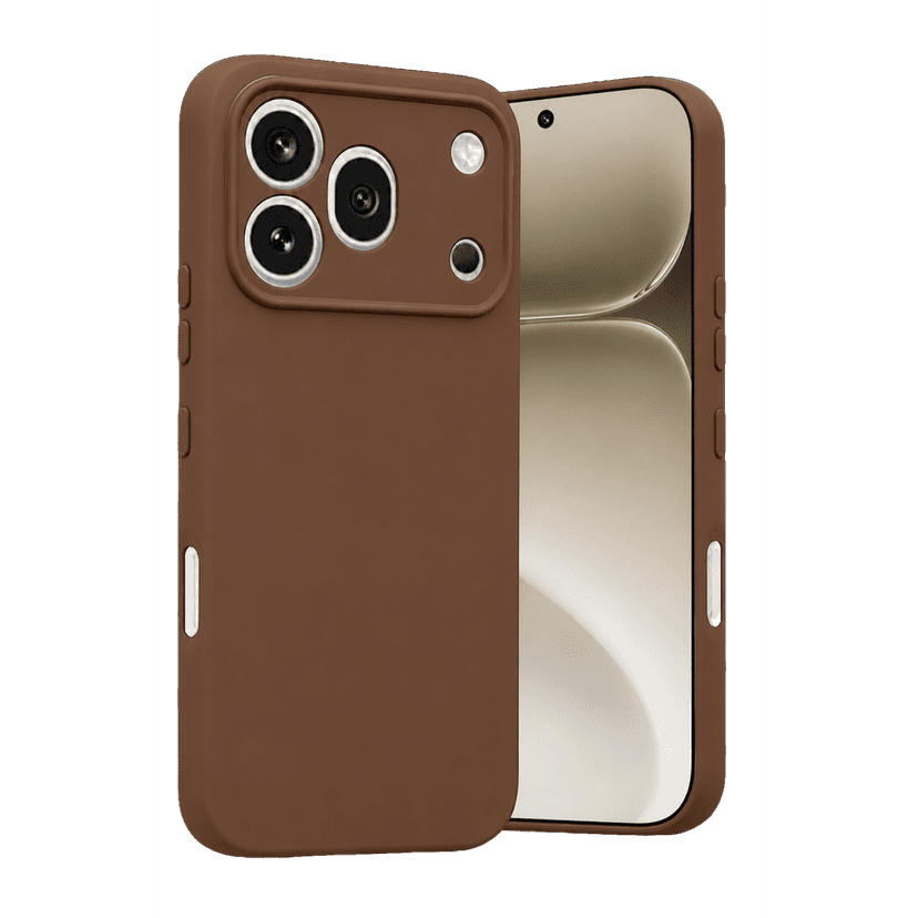 Newface Huawei Honor 600 Pro First Silikon - Kahverengi