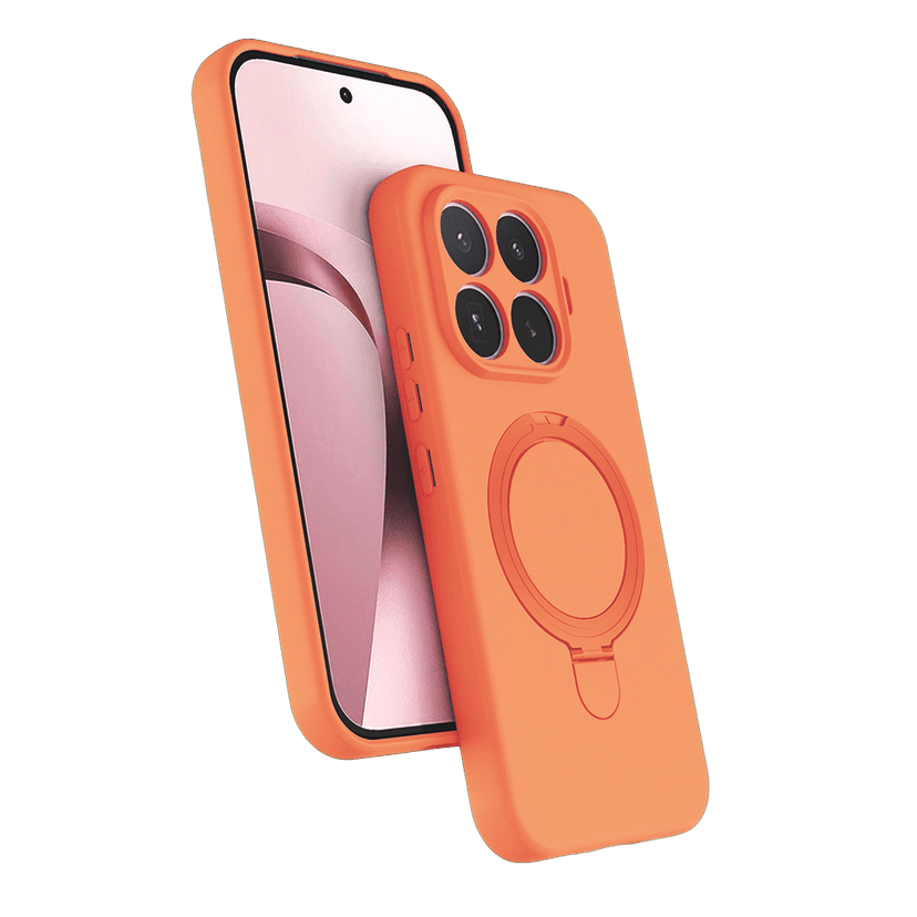 Newface Xiaomi Mi 17T Pro Regal Magsafe Standlı Kapak - Turuncu