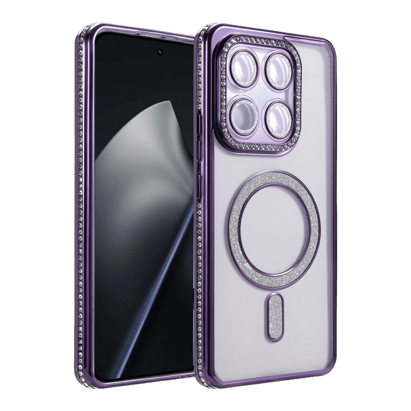 Newface Xiaomi Mi 17T Joke Simli Magneticsafe Kılıf - Derin Mor