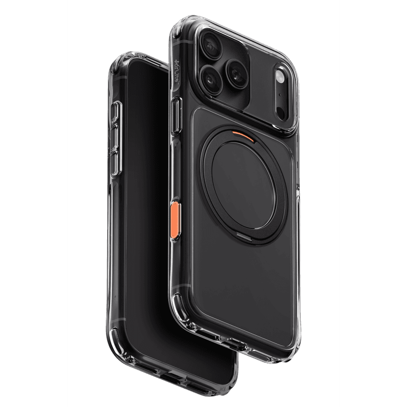 Uniq Apple iPhone 18 Pro Swivix Rotating Kickstand Kapak - Siyah