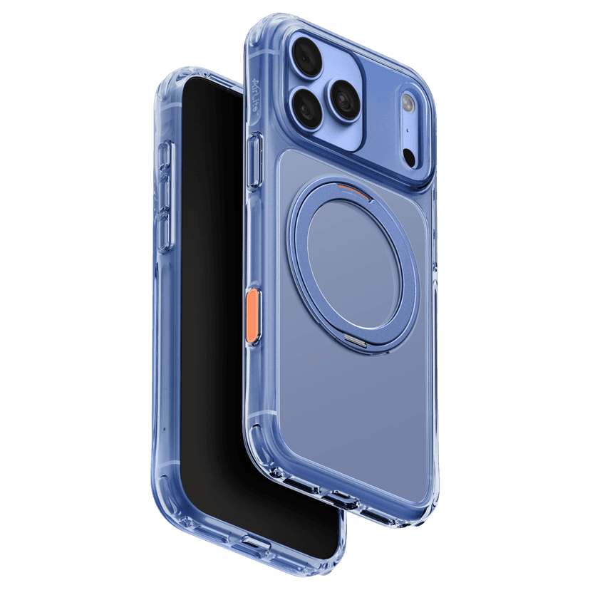 Uniq Apple iPhone 18 Pro Max Swivix Rotating Kickstand Kapak - Açık Mavi