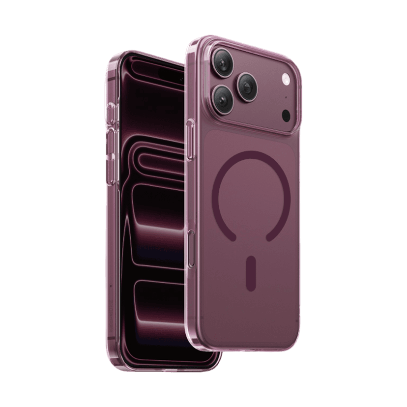 Keephone Apple iPhone 18 Pro Max X-Crystal Slim Magsafe Kılıf - Bordo
