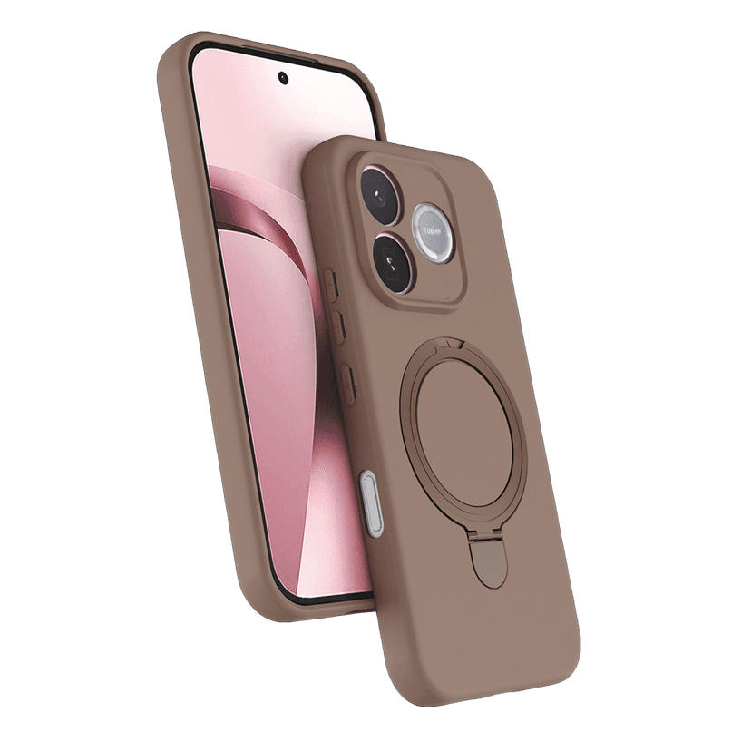 Newface Huawei Honor 600 Lite Regal Magsafe Standlı Kapak - Çöl Titanyum