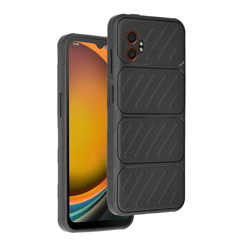 Newface Samsung Galaxy XCover 7 Pro Auto Focus Karbon Kapak - Siyah