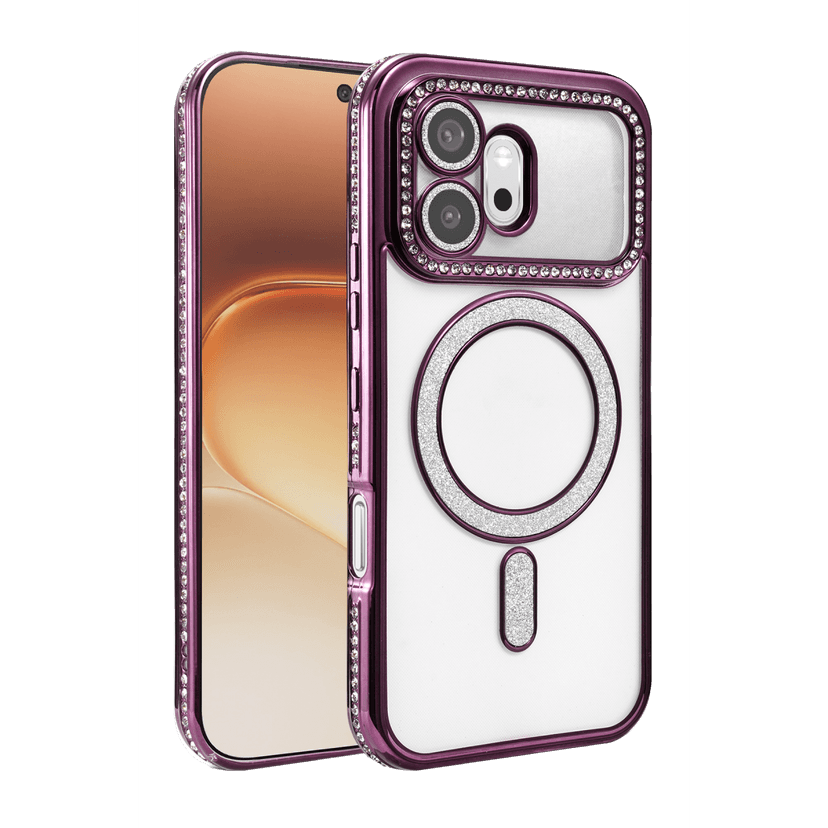 Newface Huawei Honor 600 Joke Simli Magneticsafe Kılıf - Derin Mor