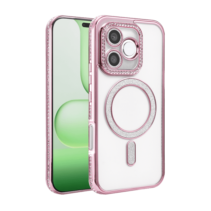 Newface Huawei Honor 600 Lite Joke Simli Magneticsafe Kılıf - Pembe