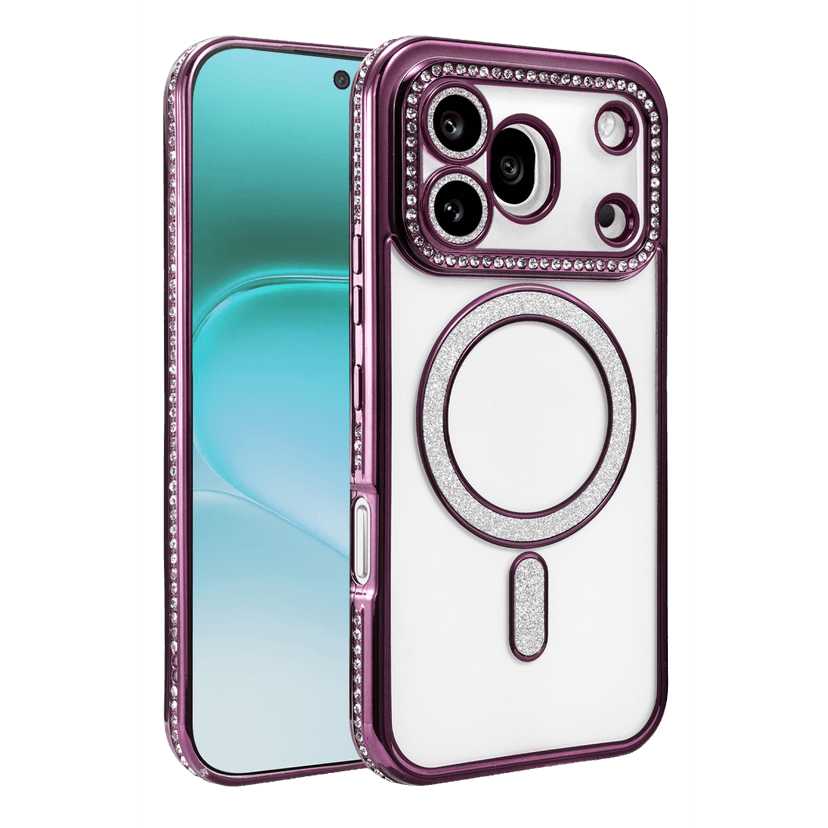 Newface Huawei Honor 600 Pro Joke Simli Magneticsafe Kılıf - Derin Mor