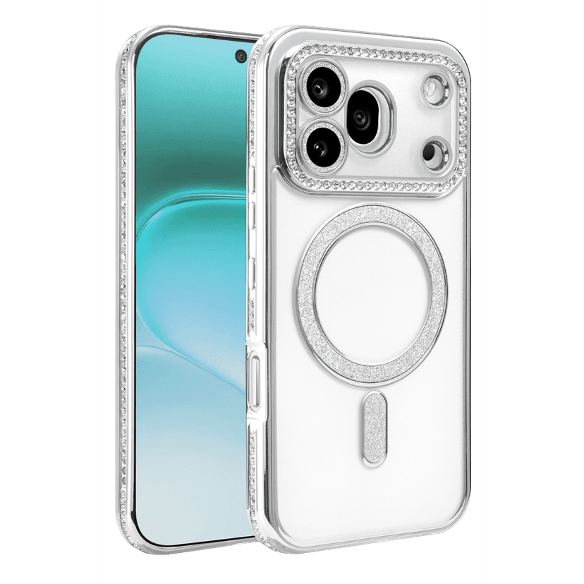 Newface Huawei Honor 600 Pro Joke Simli Magneticsafe Kılıf - Gümüş