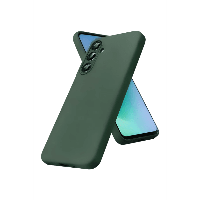 Newface Samsung Galaxy S26 FE Nano içi Kadife Silikon - Koyu Yeşil