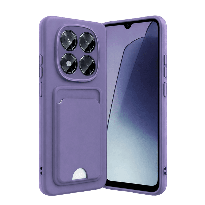 Newface Xiaomi Redmi Note 15 Pro 5G Kelvin Kartvizitli Silikon - Lila