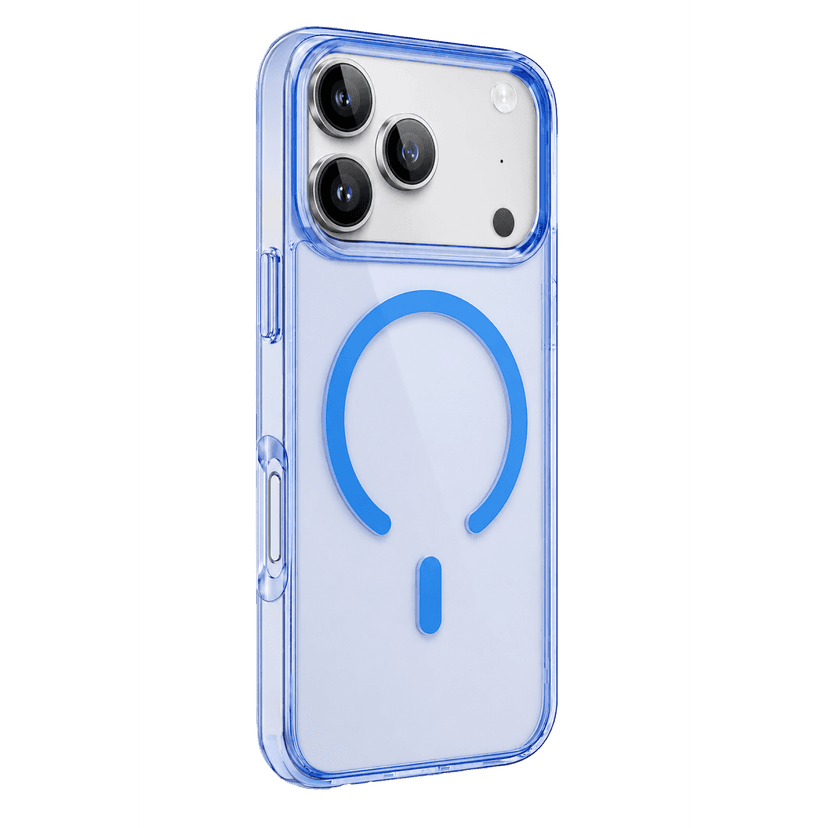 Newface Apple iPhone 18 Pro Max Pc Real Magsafe Kapak - Sierra Blue