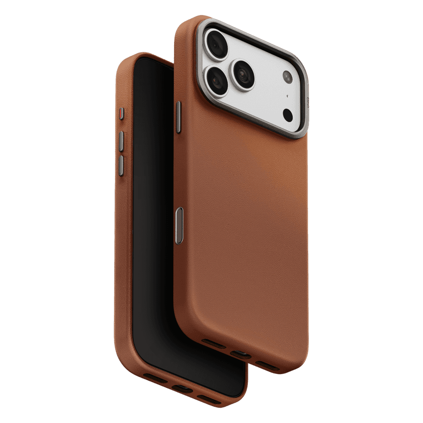 Uniq Apple iPhone 18 Pro Max Lyden Magsafe Deri Kapak - Karamel