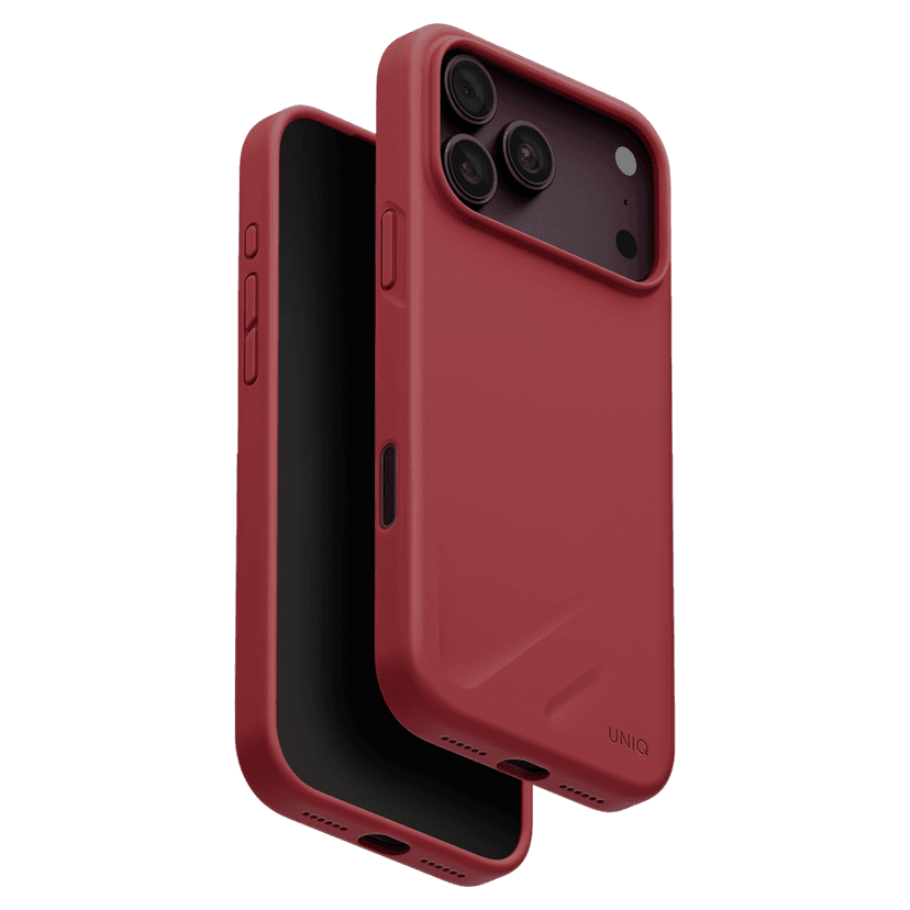 Uniq Apple iPhone 18 Pro Lino Hybrid Magsafe Kapak - Bordo