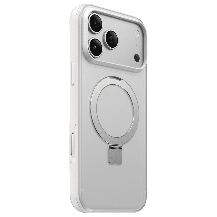 Keephone Apple iPhone 18 Pro Magico Standlı Magsafe Kapak - Beyaz