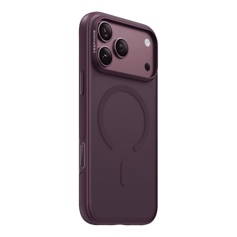 Keephone Apple iPhone 18 Pro Max Gearmag Magsafe Kapak - Bordo