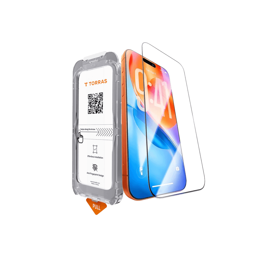 Torras Apple iPhone 18 Pro Max Sunview AR (Gen Air) Cam Ekran Koruyucu - Şeffaf